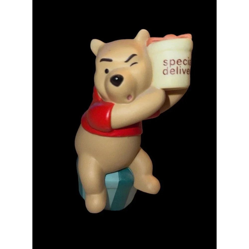 Pooh Newborn Is For A Happy Start Figurine Pooh and Friends Cake Topper